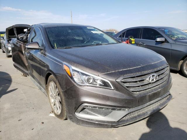 HYUNDAI SONATA SPO 2016 with VIN 5NPE34AF2GH423358 - Photo from auction