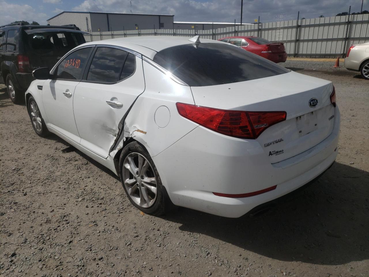 Photo 3 from auction – 2012 KIA OPTIMA EX with VIN 5XXGN4A7XCG006555