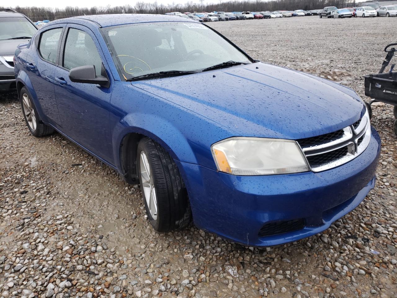 DODGE AVENGER SE 2013 with VIN 1C3CDZAG3DN523222 - Photo from auction