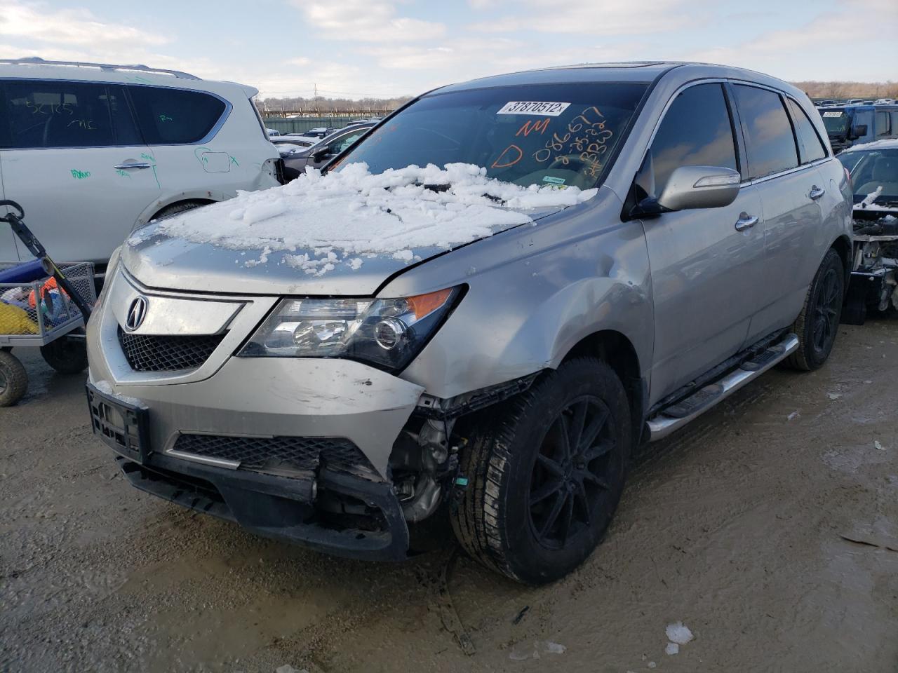 Photo 2 from auction – 2011 ACURA MDX TECHNO with VIN 2HNYD2H66BH524113