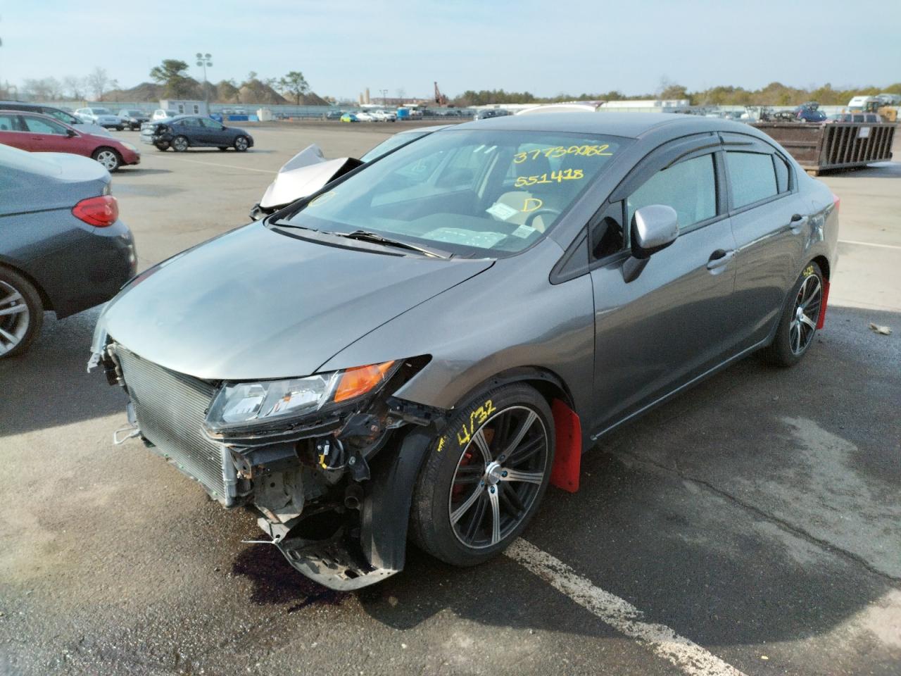 Photo 2 from auction – 2012 HONDA CIVIC EX with VIN 2HGFB2F68CH551418