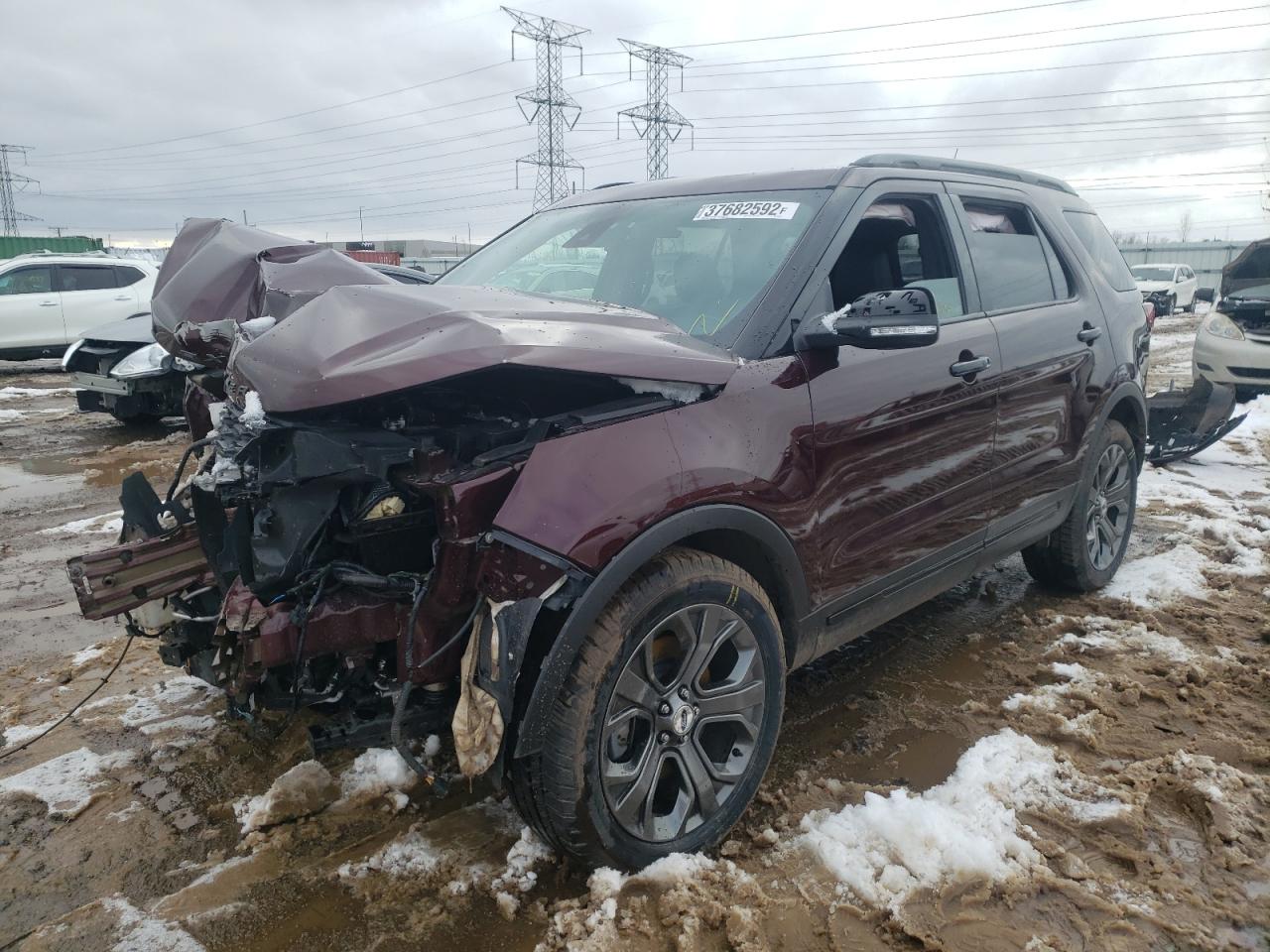 Photo 2 from auction – 2018 FORD EXPLORER S with VIN 1FM5K8GT3JGB27991
