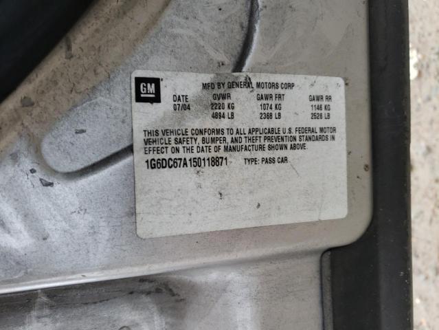 Photo 10 from auction – 2005 CADILLAC STS with VIN 1G6DC67A150118871