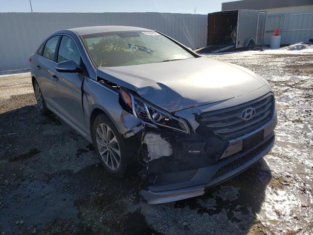 HYUNDAI SONATA SPO 2016 with VIN 5NPE34AF2GH322482 - Photo from auction