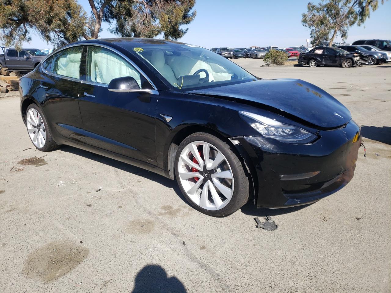 TESLA MODEL 3 2019 with VIN 5YJ3E1EB4KF514548 - Photo from auction