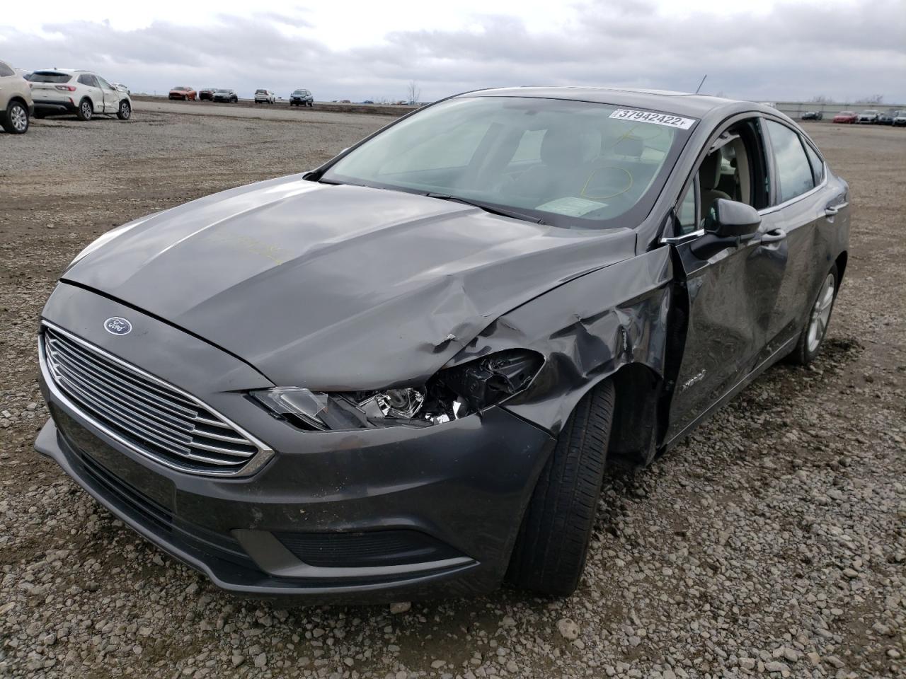 Photo 2 from auction – 2018 FORD FUSION SE with VIN 3FA6P0LU7JR169637