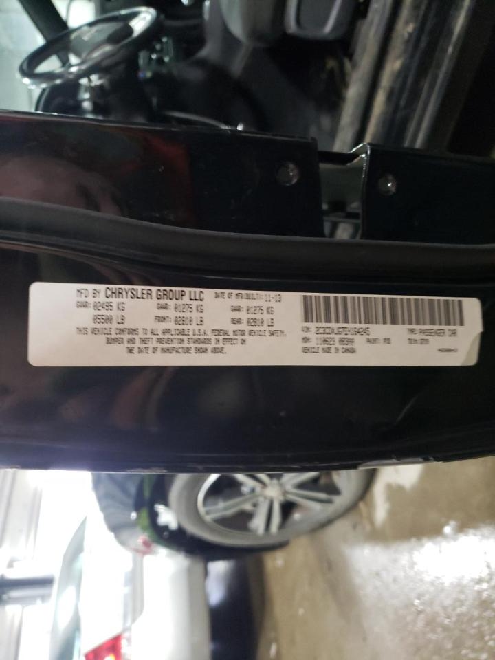 Photo 10 from auction – 2014 DODGE CHARGER SX with VIN 2C3CDXJG7EH164245