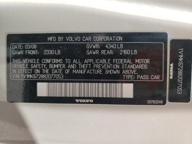 Photo 10 from auction – 2008 VOLVO C30 T5 with VIN YV1MK672882077053