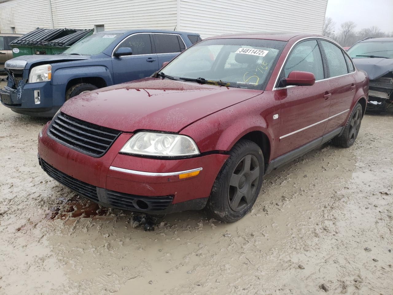 Photo 2 from auction – 2003 VOLKSWAGEN PASSAT GLX with VIN WVWTH63B73P456756