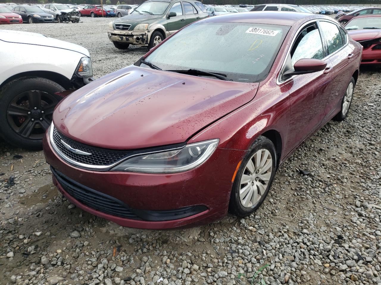 Photo 2 from auction – 2015 CHRYSLER 200 LX with VIN 1C3CCCFB9FN601356