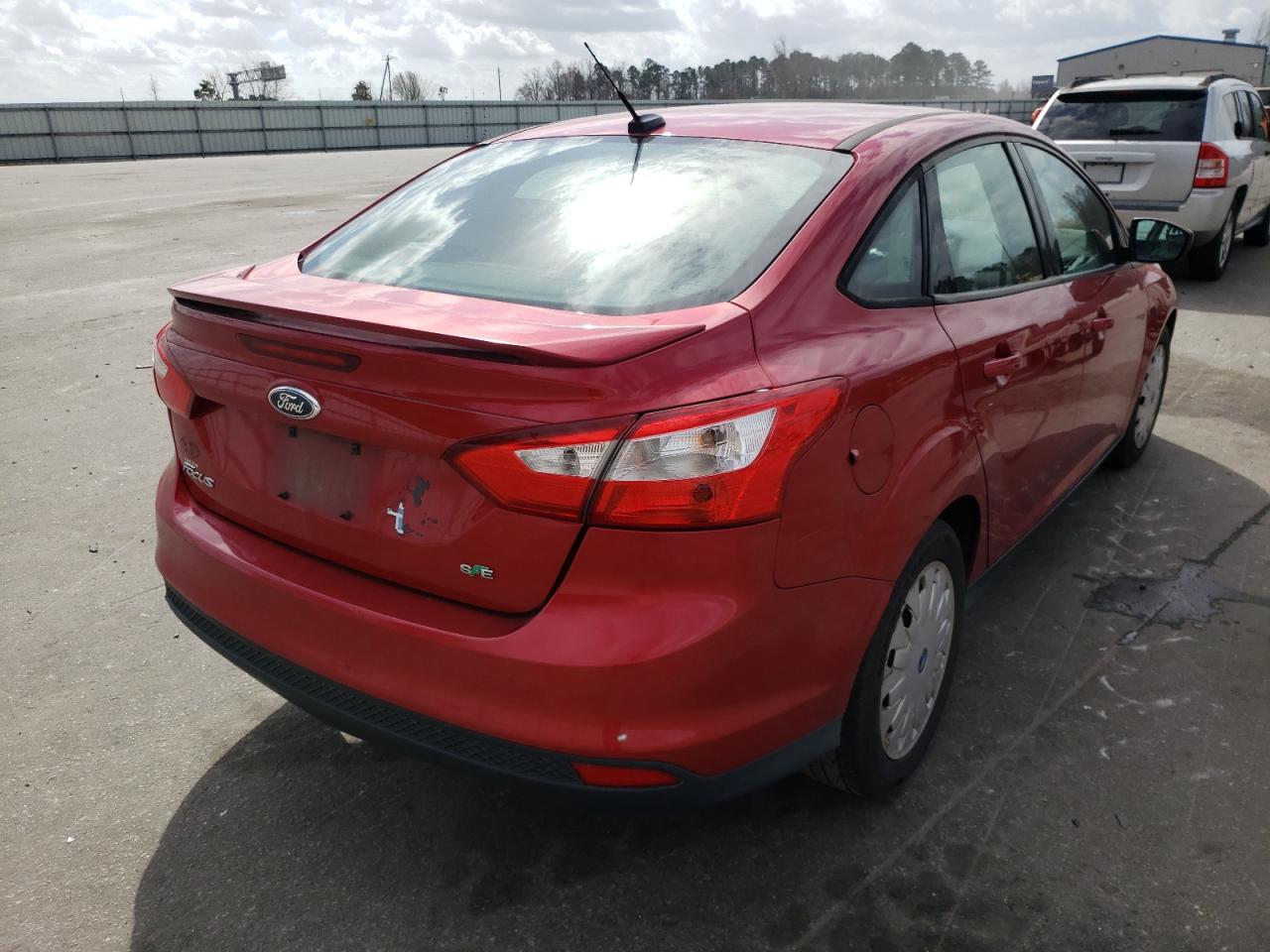 Photo 4 from auction – 2012 FORD FOCUS SE with VIN 1FAHP3F23CL124619