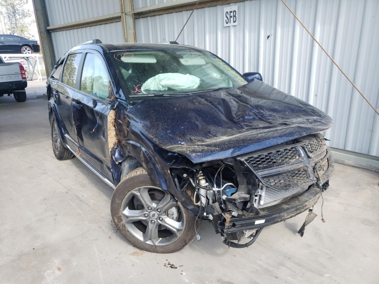 DODGE JOURNEY CR 2018 with VIN 3C4PDCGG0JT219018 - Photo from auction