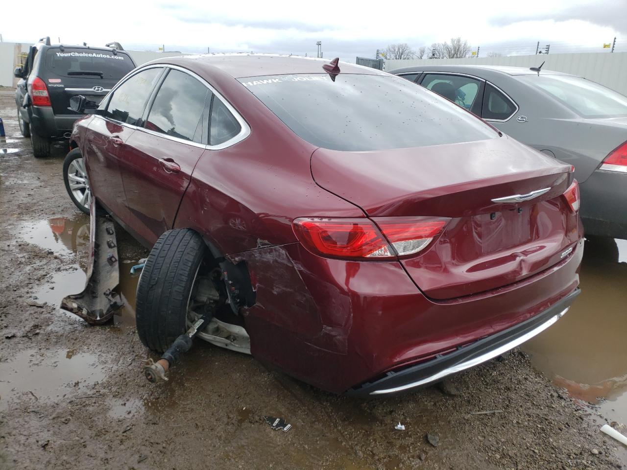 Photo 3 from auction – 2015 CHRYSLER 200 LIMITE with VIN 1C3CCCAB1FN662255