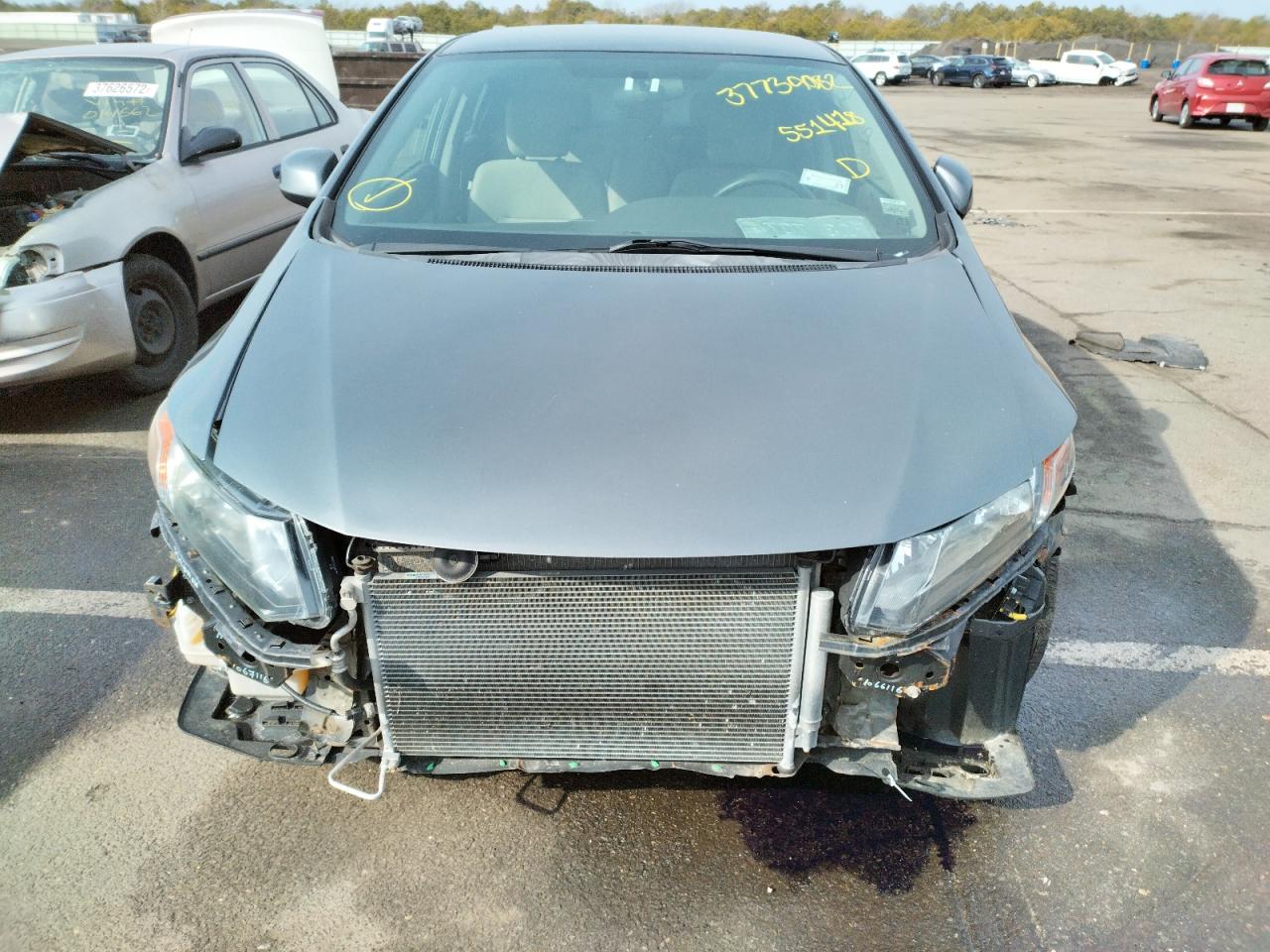 Photo 9 from auction – 2012 HONDA CIVIC EX with VIN 2HGFB2F68CH551418