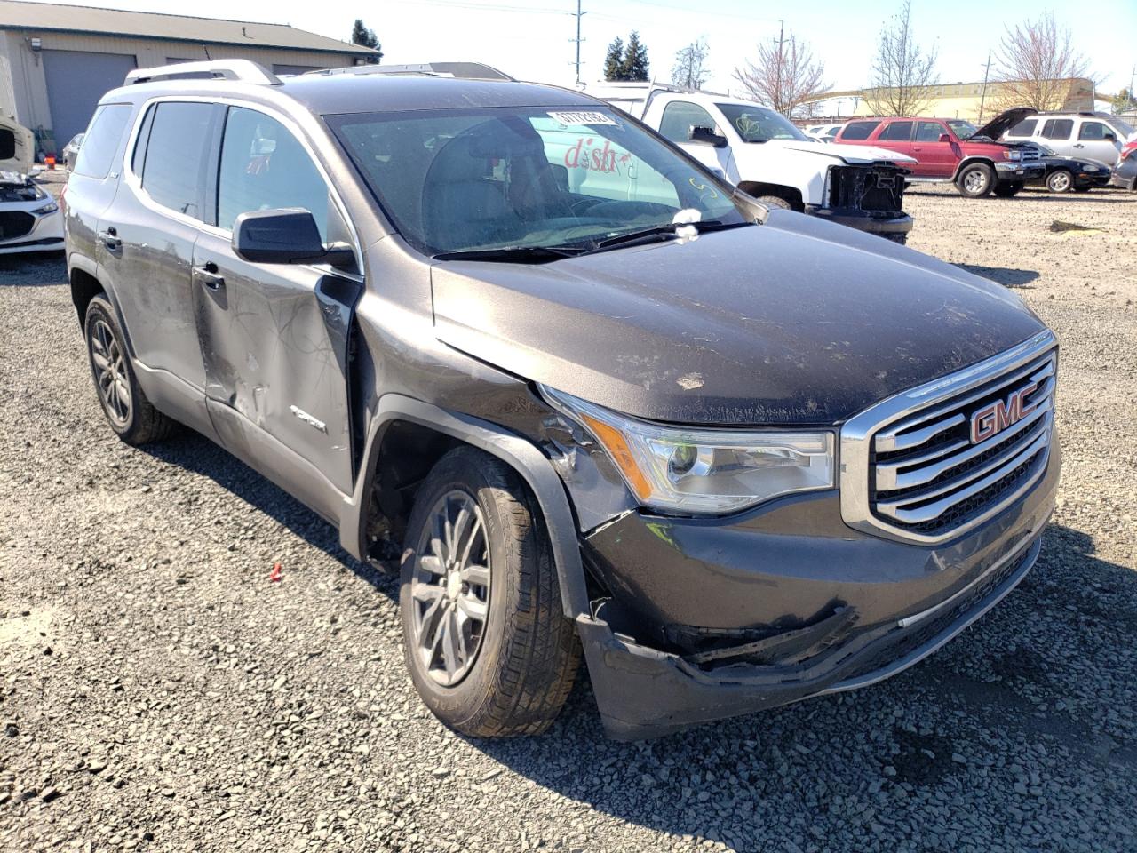 GMC ACADIA SLT 2019 with VIN 1GKKNULS6KZ186869 - Photo from auction