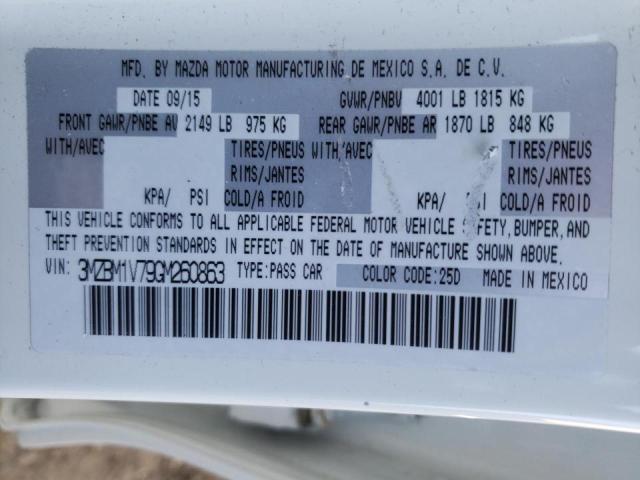 Photo 10 from auction – 2016 MAZDA 3 TOURING with VIN 3MZBM1V79GM260863