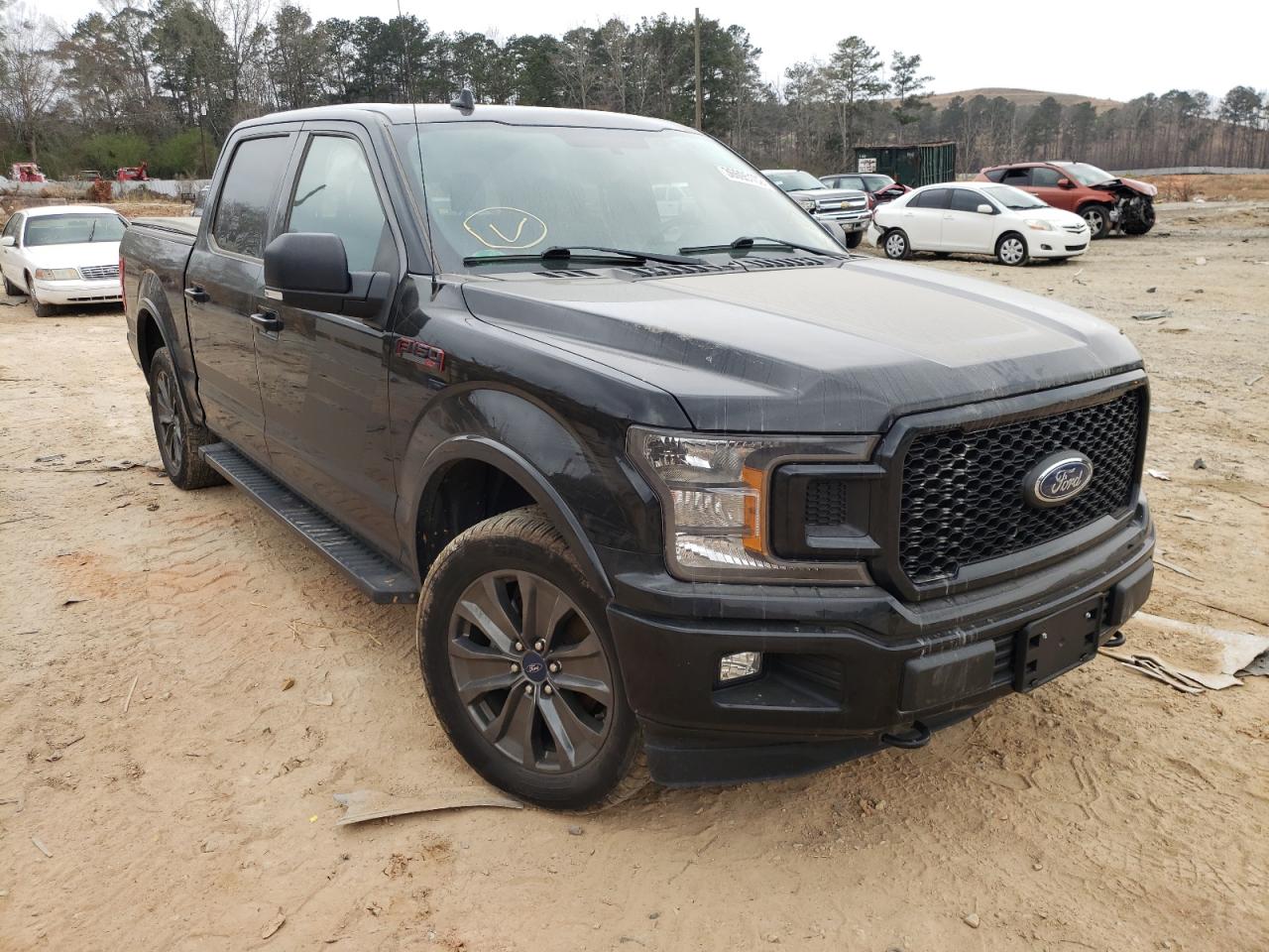 FORD F150 SUPER 2018 with VIN 1FTEW1E57JFE14812 - Photo from auction