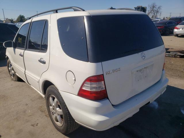 Photo 3 from auction – 2004 MERCEDES-BENZ ML 500 with VIN 4JGAB75E44A481376