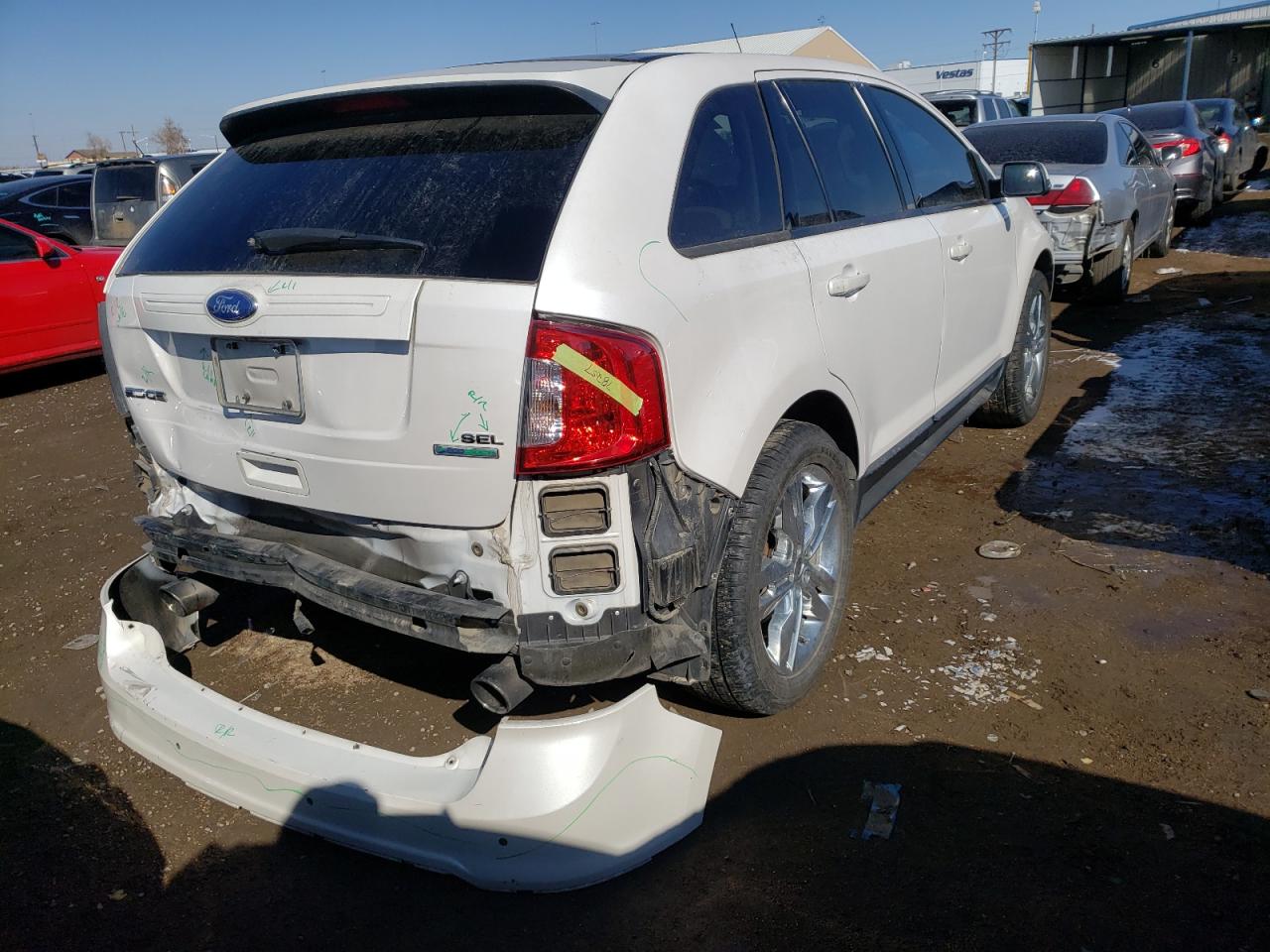 Photo 4 from auction – 2012 FORD EDGE SEL with VIN 2FMDK3J91CBA70213