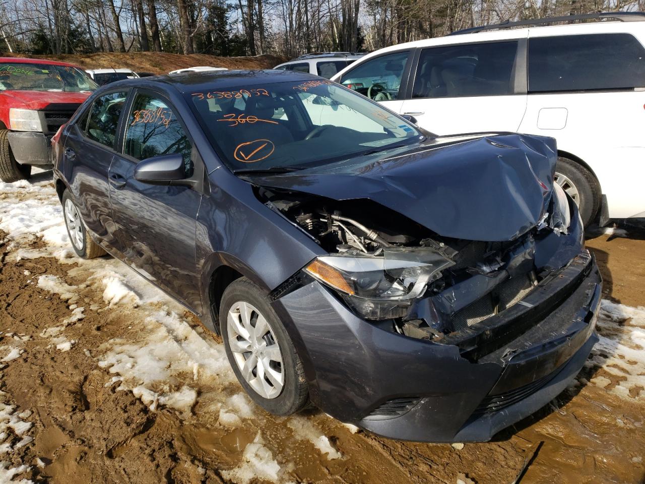 TOYOTA COROLLA L 2015 with VIN 5YFBURHE0FP224787 - Photo from auction