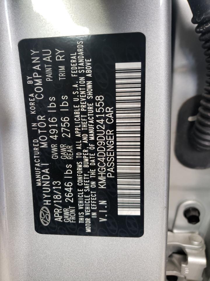 Photo 10 from auction – 2013 HYUNDAI GENESIS 3. with VIN KMHGC4DD9DU241558