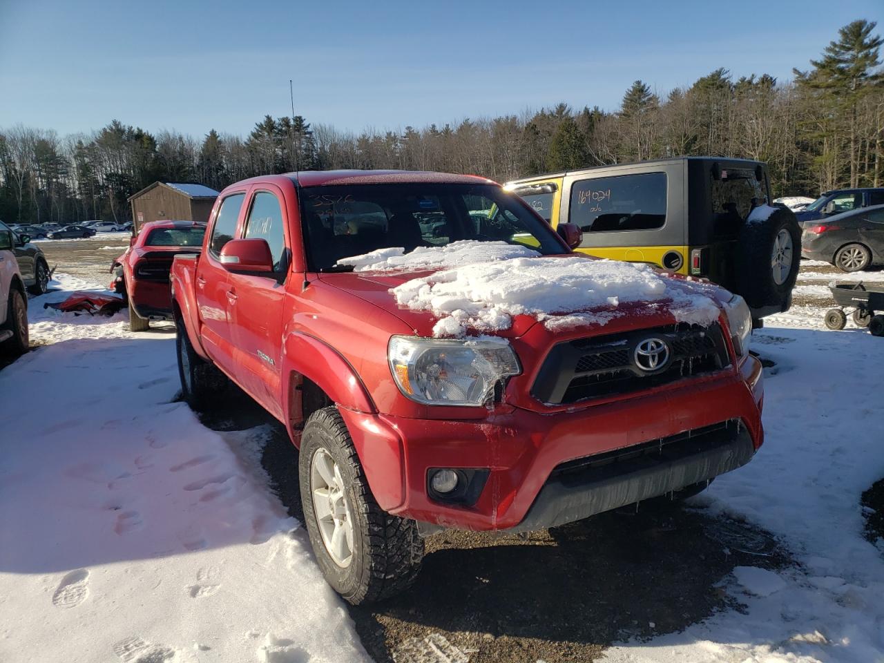 TOYOTA TACOMA DOU 2015 with VIN 3TMLU4EN1FM192080 - Photo from auction