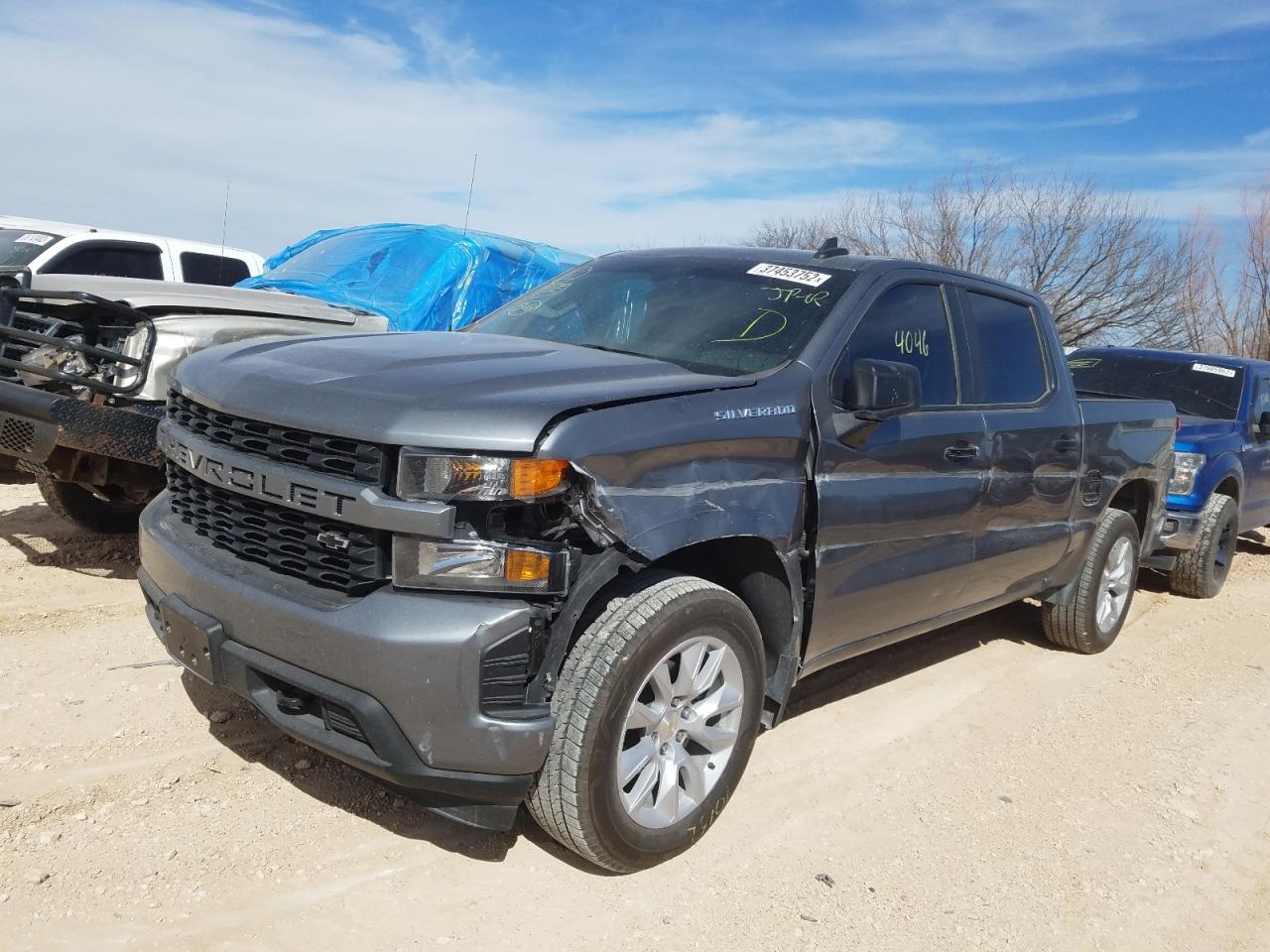 Photo 2 from auction – 2021 CHEVROLET SILVERADO with VIN 3GCPWBEK6MG465631