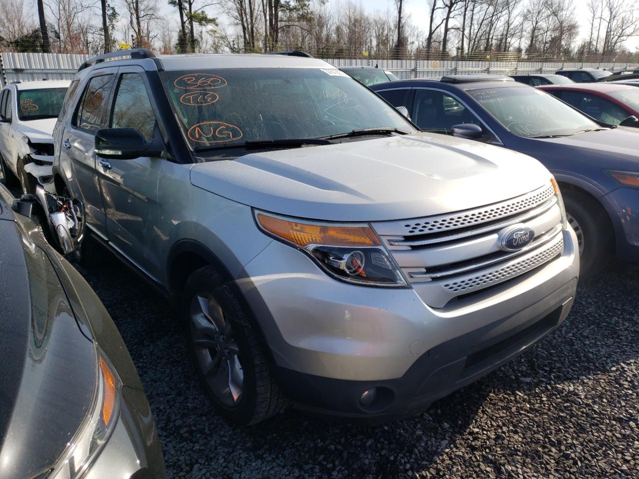 FORD EXPLORER X 2015 with VIN 1FM5K7D82FGA31951 - Photo from auction
