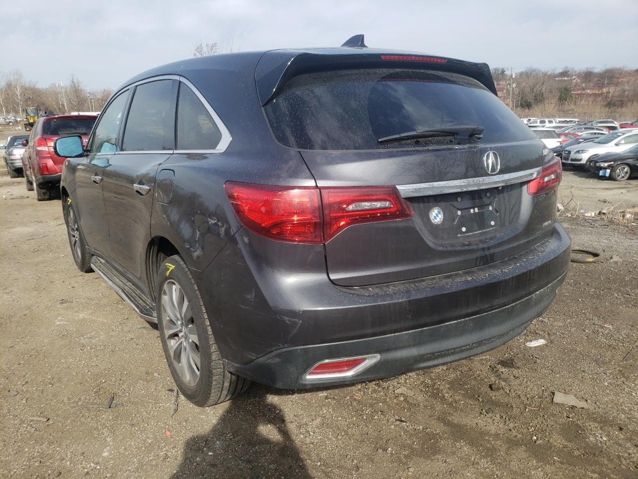 Photo 3 from auction – 2014 ACURA MDX TECHNO with VIN 5FRYD4H44EB049070