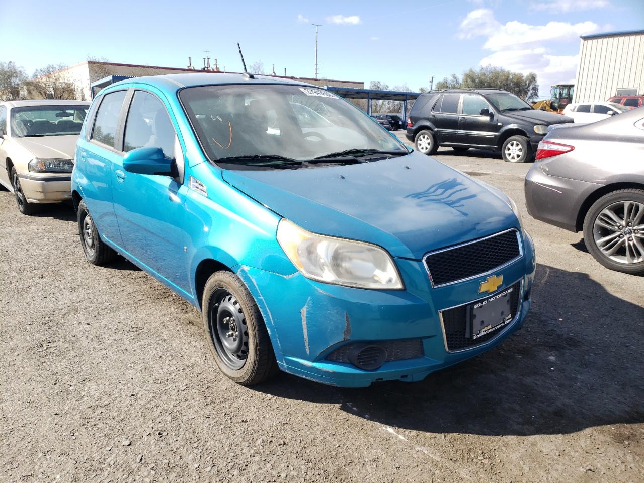 CHEVROLET AVEO LS 2009 with VIN KL1TD66E19B607461 - Photo from auction