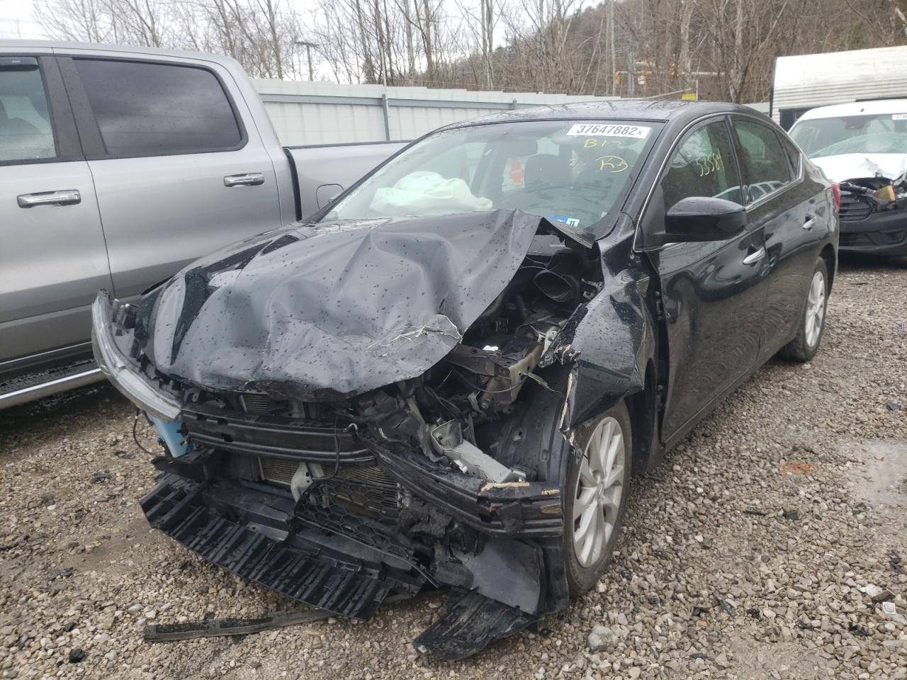 Photo 2 from auction – 2019 NISSAN SENTRA S with VIN 3N1AB7AP1KY278033