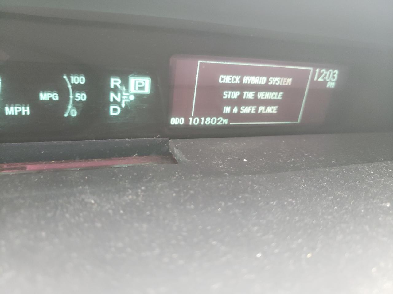 Photo 8 from auction – 2012 TOYOTA PRIUS PLUG with VIN JTDKN3DP9C3019443