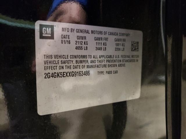 Photo 10 from auction – 2016 BUICK REGAL with VIN 2G4GK5EXXG9163486