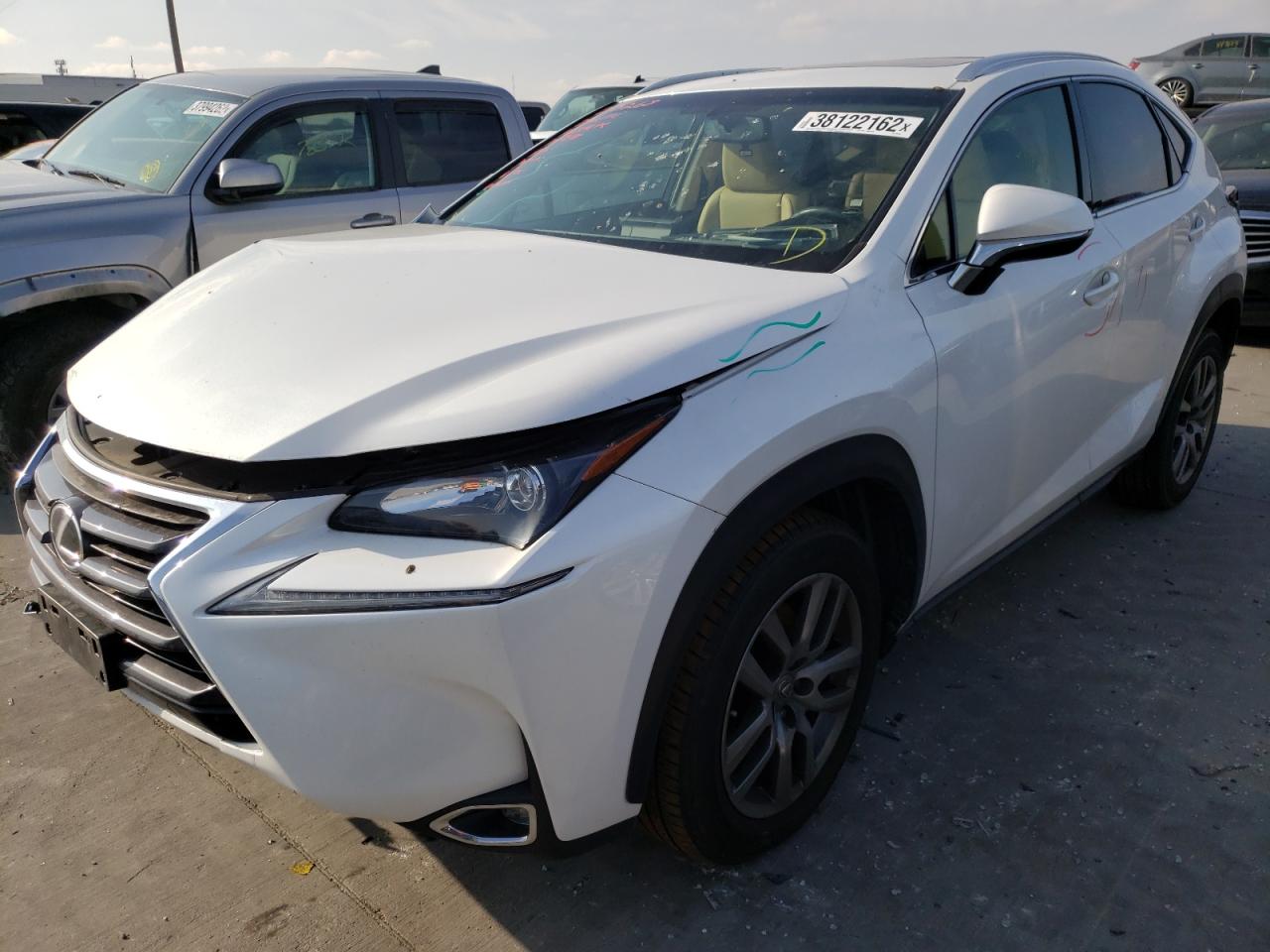 Photo 2 from auction – 2015 LEXUS NX 200T with VIN JTJBARBZ8F2003664