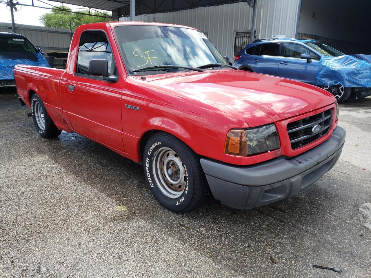 FORD RANGER 2002 with VIN 1FTYR10D22TA43631 - Photo from auction