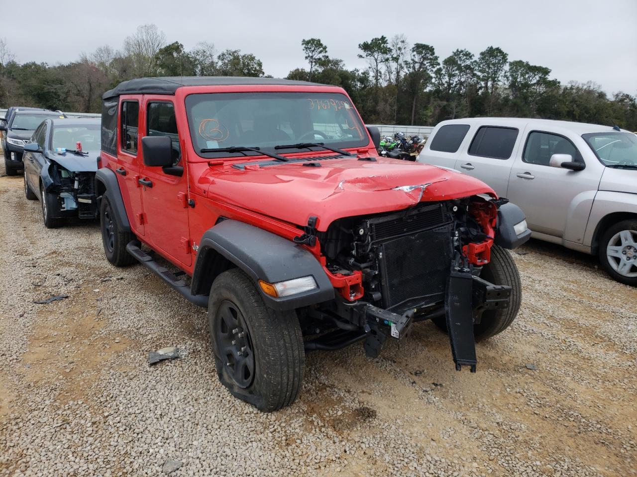 JEEP WRANGLER U 2018 with VIN 1C4HJXDN2JW268125 - Photo from auction