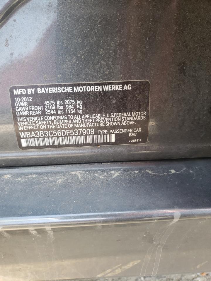 Foto 10 de la subasta – 2013 BMW 328 XI con VIN WBA3B3C56DF537908