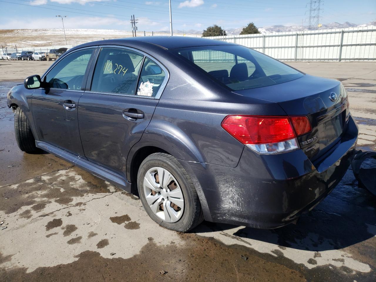 Photo 3 from auction – 2013 SUBARU LEGACY 2.5 with VIN 4S3BMBA65D3038467