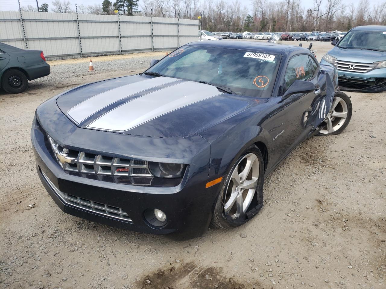 Photo 2 from auction – 2013 CHEVROLET CAMARO LT with VIN 2G1FC1E32D9127556