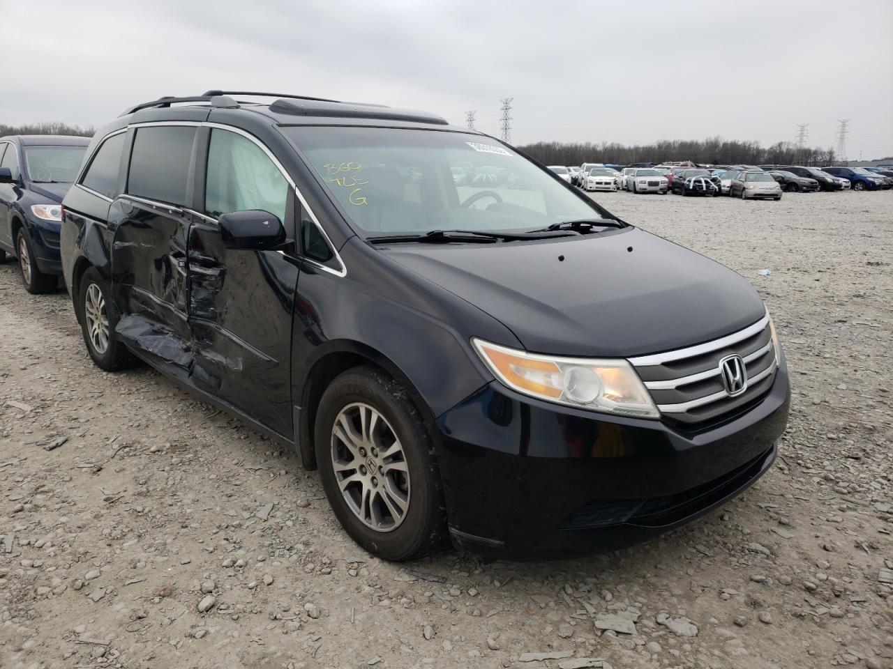 HONDA ODYSSEY EX 2012 with VIN 5FNRL5H60CB013843 - Photo from auction