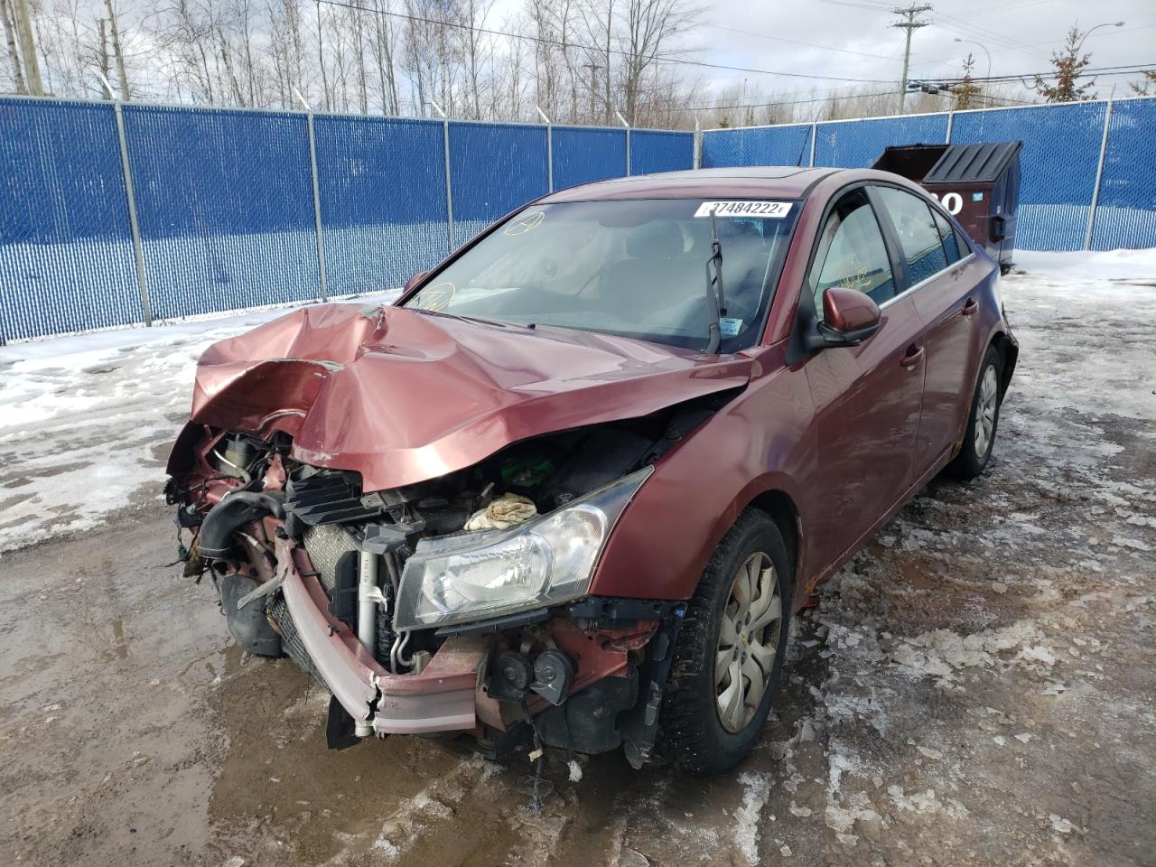 Photo 2 from auction – 2012 CHEVROLET CRUZE LT with VIN 1G1PF5SC7C7264404