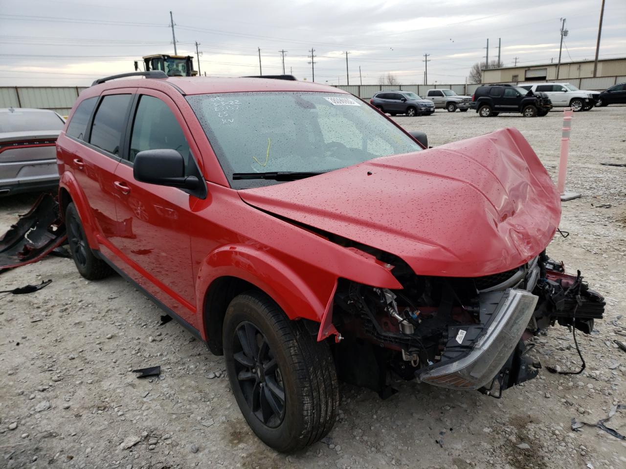 DODGE JOURNEY SE 2020 with VIN 3C4PDCAB8LT277717 - Photo from auction