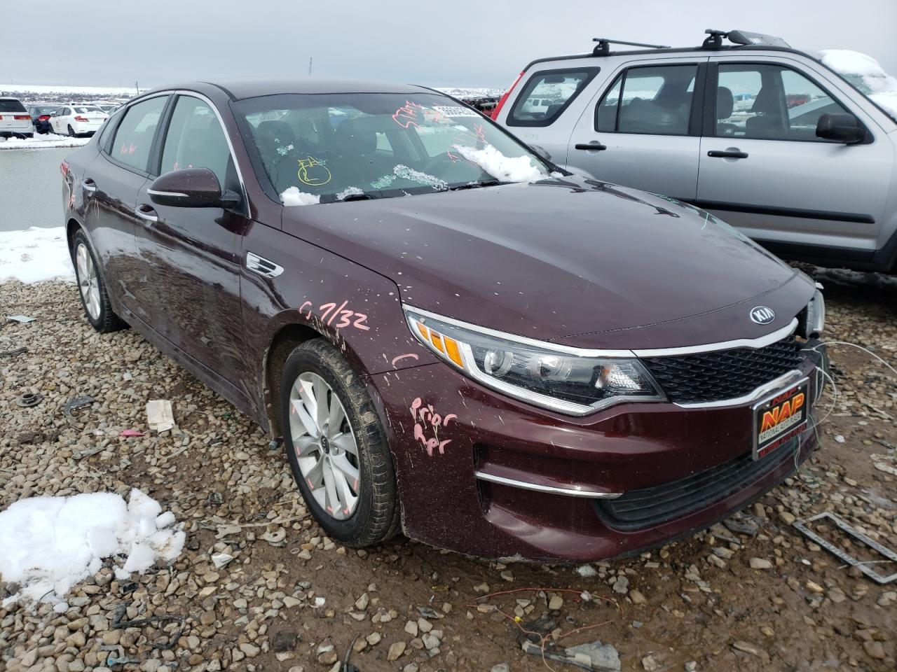 KIA OPTIMA LX 2016 with VIN 5XXGT4L37GG065522 - Photo from auction