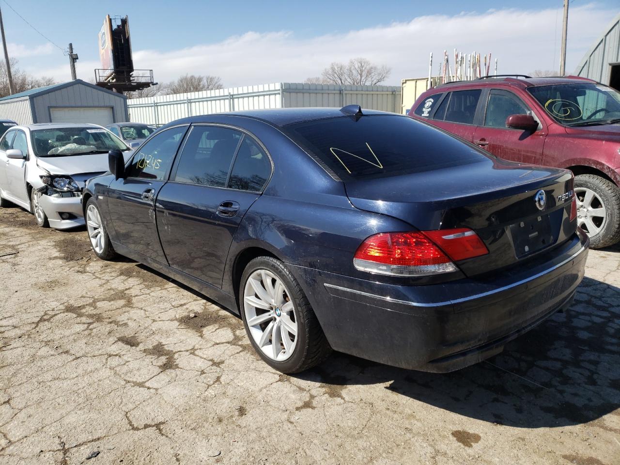 Photo 3 from auction – 2008 BMW 750 LI with VIN WBAHN83508DT78072