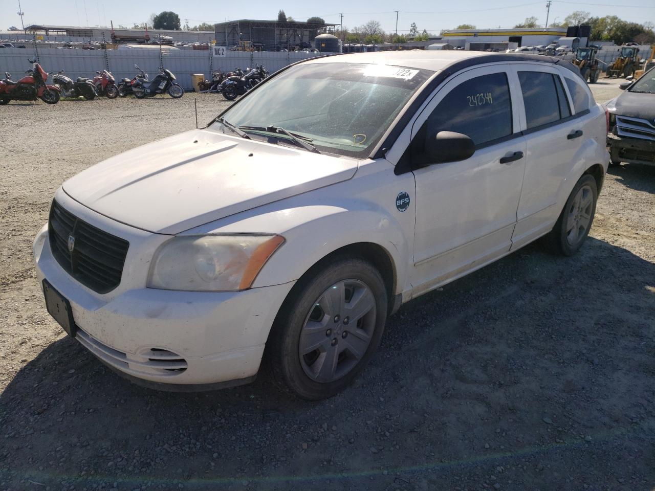 Photo 2 from auction – 2007 DODGE CALIBER with VIN 1B3HB48B57D520967