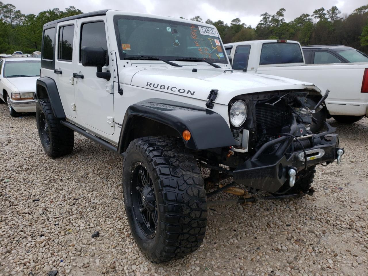 JEEP WRANGLER U 2014 with VIN 1C4BJWFG9EL172806 - Photo from auction