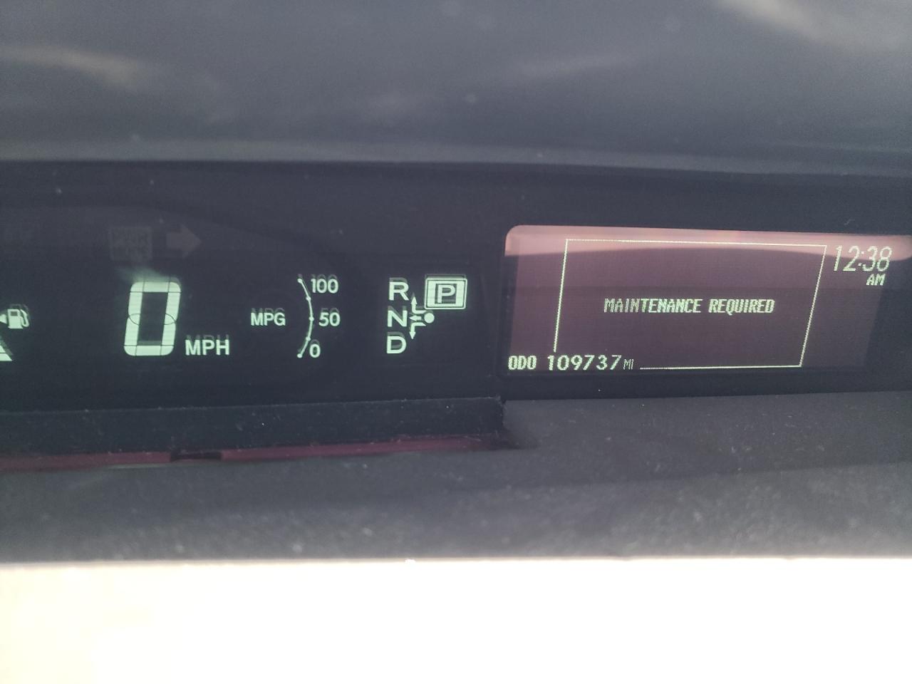 Photo 8 from auction – 2012 TOYOTA PRIUS with VIN JTDKN3DU1C1502507