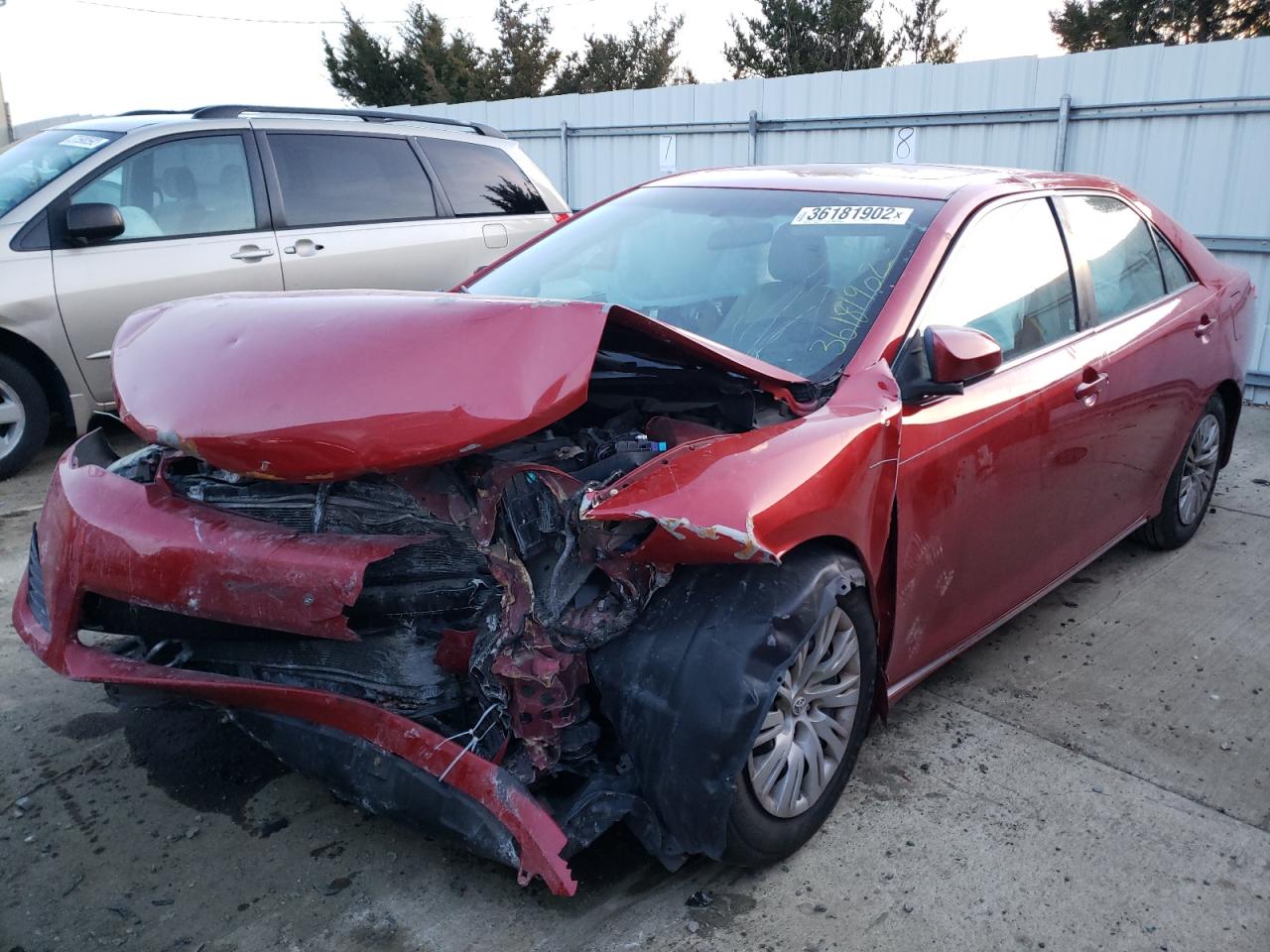 Photo 2 from auction – 2012 TOYOTA CAMRY BASE with VIN 4T4BF1FK7CR176287