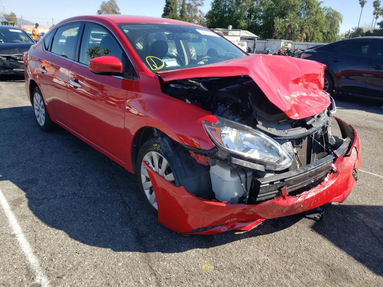 NISSAN SENTRA S 2017 with VIN 3N1AB7AP1HY282902 - Photo from auction