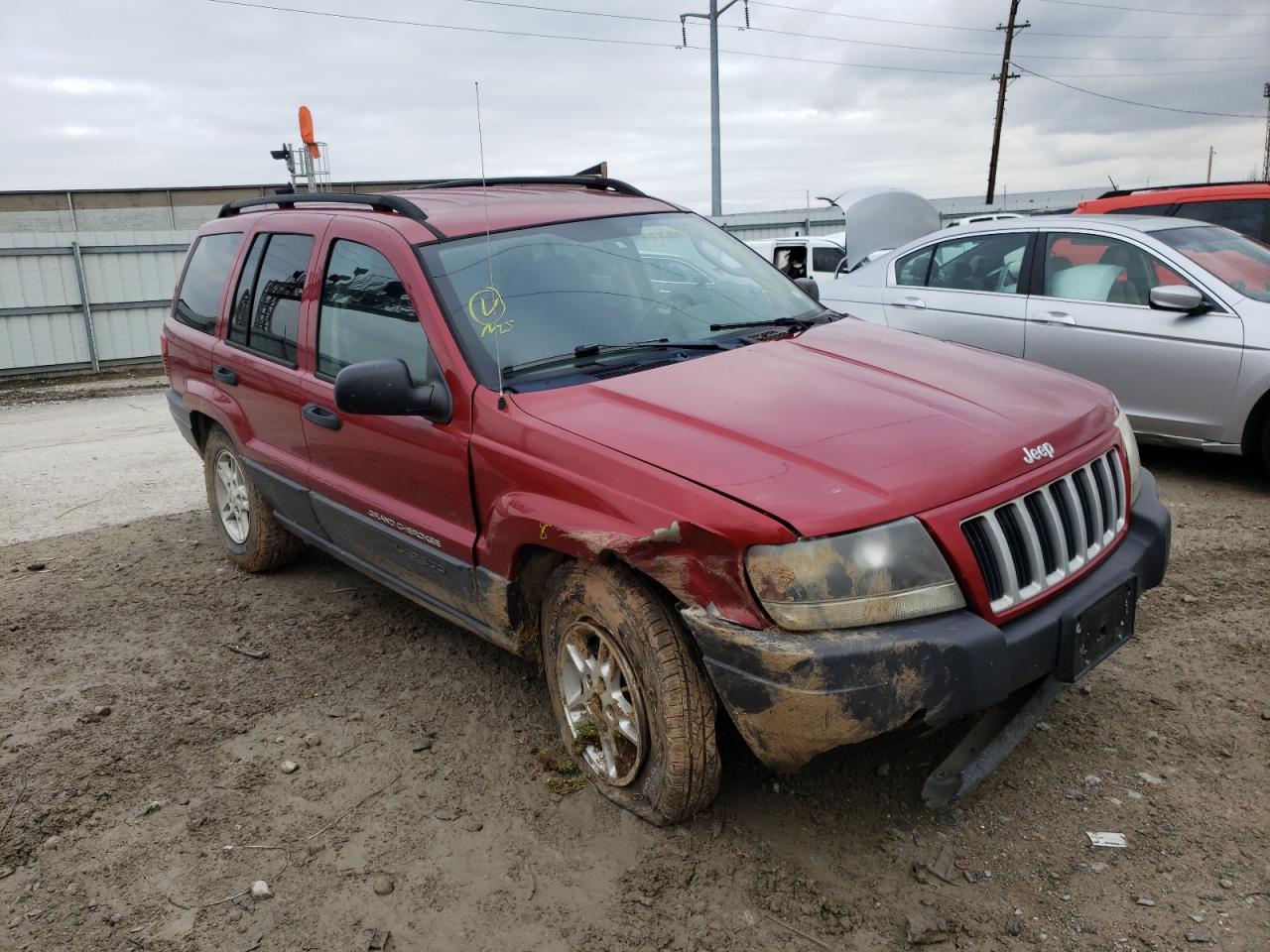 JEEP GRAND CHER 2004 with VIN 1J4GW48S04C185174 - Photo from auction